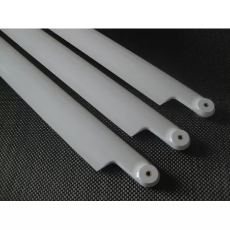 Helitec 3 pales maquette Profil S 640mm Grises