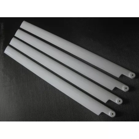 Helitec 4 pales maquette Profil S 740mm Grises