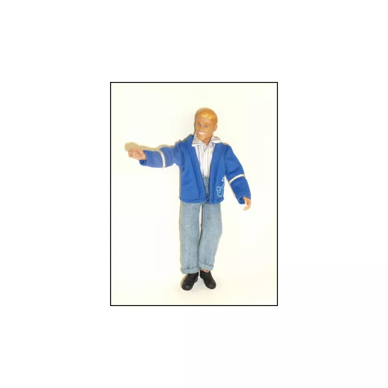 Pilote hélicoptère 1:9 (20cm) Jean