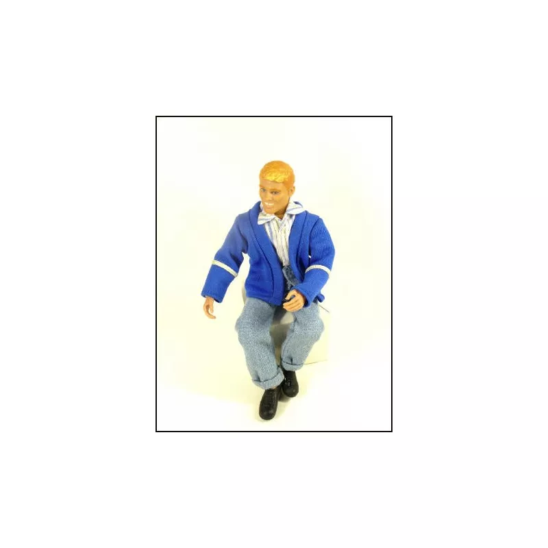 Pilote hélicoptère 1:9 (20cm) Jean