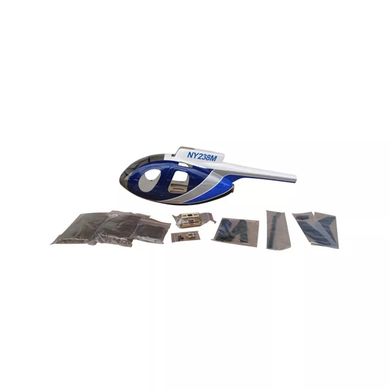 HUGHES 500E Police blue 450 size