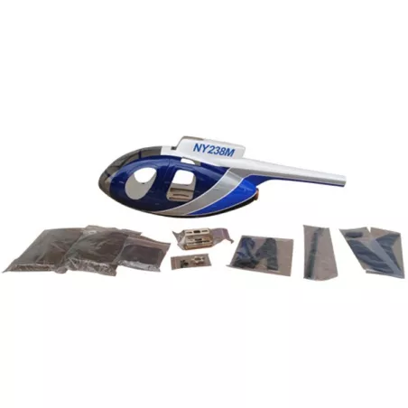 HUGHES 500E Police blue 450 size