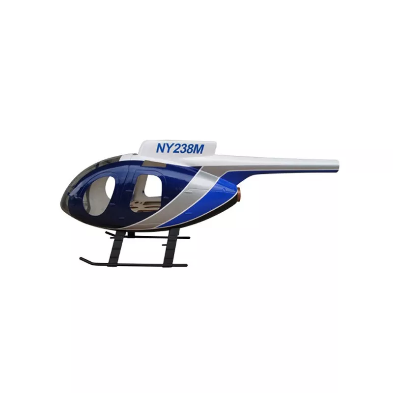Fuselage HUGHES 500E Police bleu classe 450