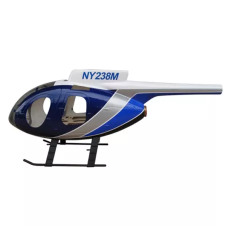 Fuselage HUGHES 500E Police bleu classe 450