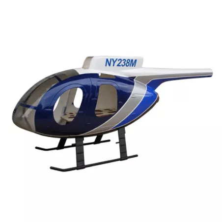 Fuselage HUGHES 500E Police bleu classe 450