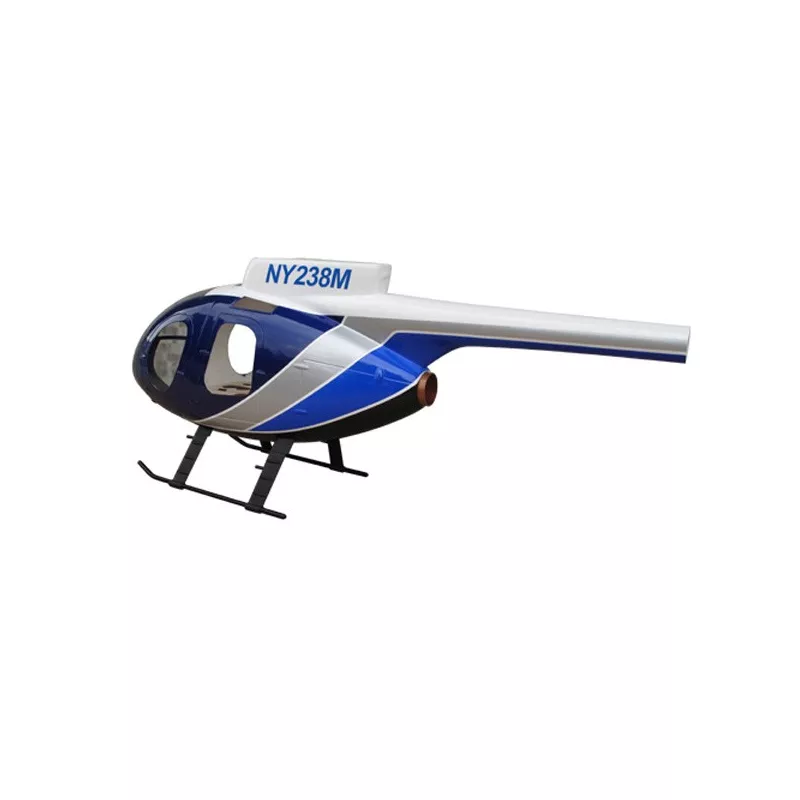 Fuselage HUGHES 500E Police bleu classe 450
