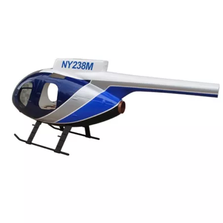Fuselage HUGHES 500E Police bleu classe 450