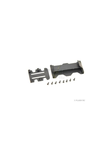 PV1225 - Support batterie et récepteur - Mini TITAN V2 / V2 FLYBARLESS 