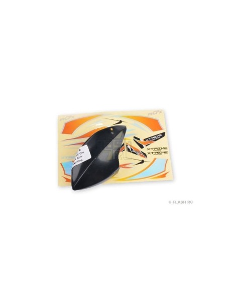 MCPX020-BK - Bulle peinte noire av stickers - Blade MCPX 
