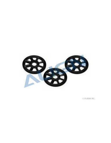 HS1219QAT - Couronne principale 150 dents M0.5 (3 pcs) - TREX 450 Align 