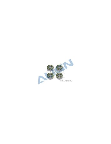 HS1030 - Roulement MR63ZZ (dia.3 x dia.6 x 2.5mm) (4 pcs) - TREX 500 Align 