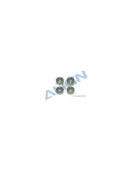 HS1030 - Roulement MR63ZZ (dia.3 x dia.6 x 2.5mm) (4 pcs) - TREX 500 Align 
