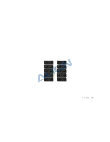 HN6062 - Support fixation Servo (10 pcs) - TREX 550E Align 