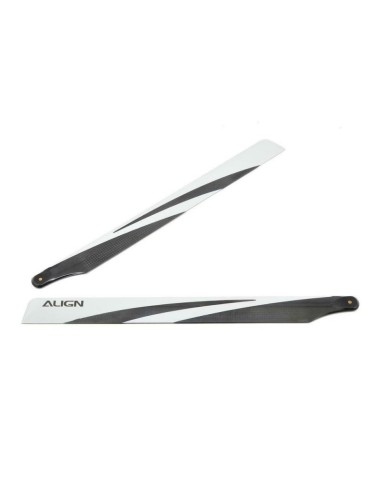 HD380A - Pales Rotor Princ. Carbone 380 A - TREX-470 LT Align 