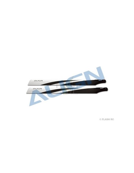 HD320E - Pales carbone 325mm (pour vol 3D) - TREX-450 Align 
