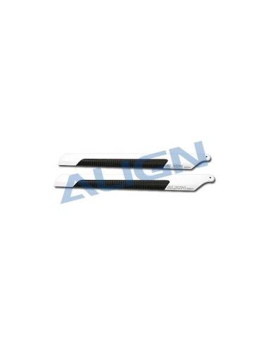 HD200B - Pales carbone L=205mm - TREX 250 Align 