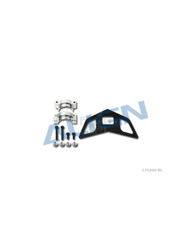 H60188 - Stabilisateur carbone avec supports alu - TREX 600E Align 