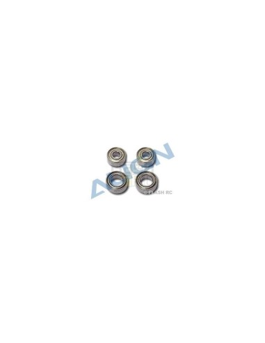 H60104 - Roulements MR83ZZ/MR95ZZ (2+2 pcs) - TREX 600E Align 