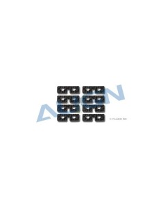 H60074A - Supports de Servos carbone (8 pcs) - TREX 600E Align 