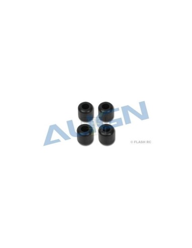 H60064BT - Caoutchoucs de train d'atterrissage (4 pcs) - TREX 550E Align 