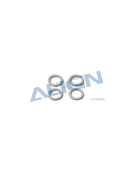 H55008 - Rondelles pour arbre rotor principal (4pcs) - TREX 550E Align 