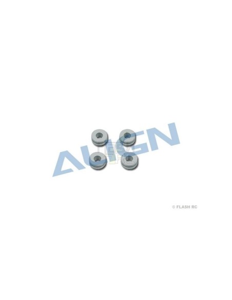 H25040 - Douille Caoutchouc (4 pcs) - TREX 250 Align 