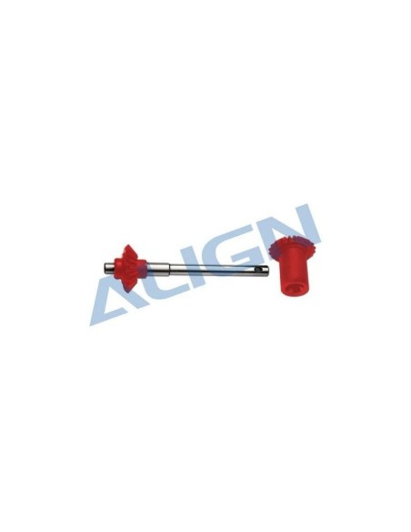 H60G003AXT - Arbre d'anticouple avec pignon - TREX 600E Align 