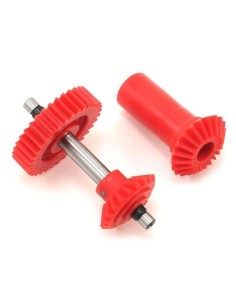 H60G002AXT - Pignon d'entrainement 34 dents M0.8 rouge - TREX 600E Align 