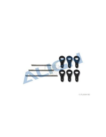 H45Z001XXT - Biellettes + chapes pour Servo - TREX 450 SPORT V2 