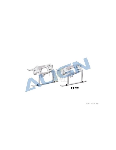 H15F001XXT - Train atterrissage blanc (2 pcs) - T-REX 150 Align 