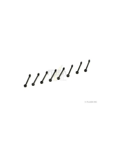 BLH3916 - Set de tringleries de tête rotor (8) - Blade mCP X BL E-Flite 