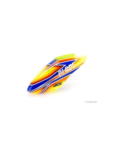 BLH3722D - Bulle en fibre de verre orange/bleue - Blade 130X E-Flite 