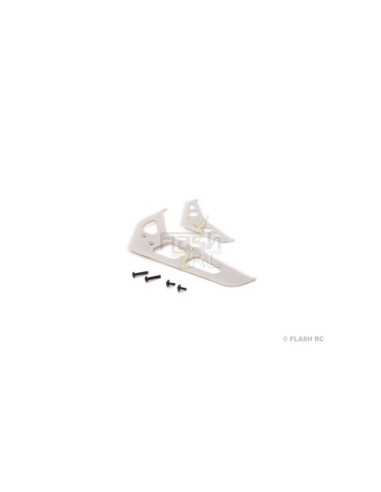 BLH2019 -  Dérive et stabilisateur, blanc - Blade 200SR X E-Flite 