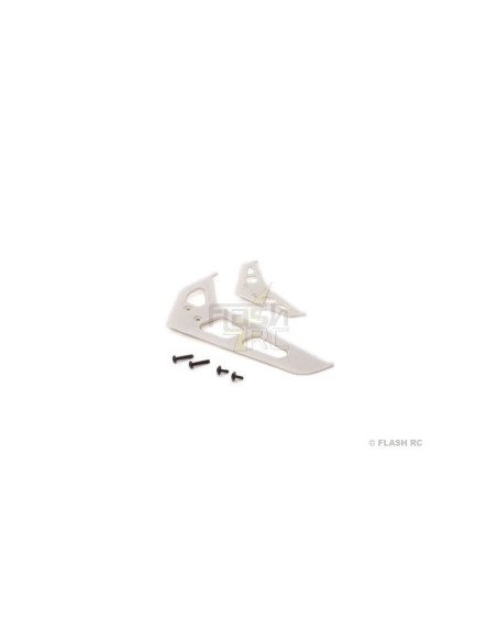 BLH2019 -  Dérive et stabilisateur, blanc - Blade 200SR X E-Flite 