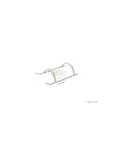 BLH2014 - Train d'atterrissage blanc avec visserie - Blade 200SR X E-Flite 