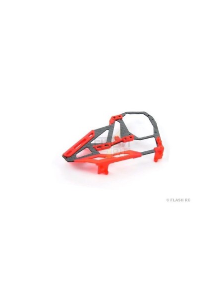 B130X26-RA  - Flanc gauche pour châssis carbone rouge - Blade 130X 