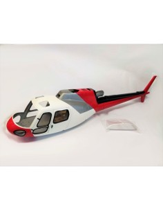 AS350 Ecureuil Rouge/Blanc/Argent Classe 600 