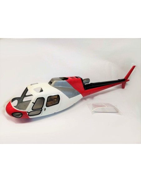AS350 Ecureuil Rouge/Blanc/Argent Classe 600 