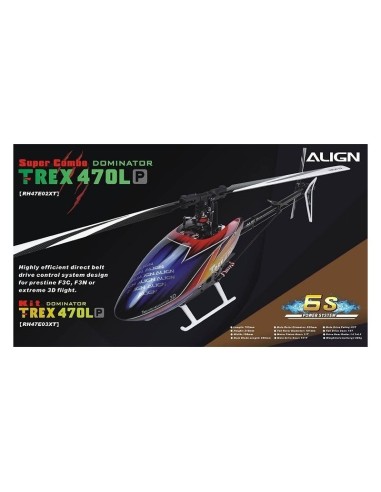 Align T-Rex 470LP Dominator Super Combo RH47E02X 