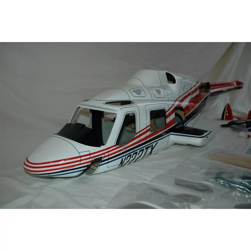 Bell 222 "Red" FUNKEY 600 size