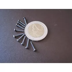 Micro steel screws 1.6 x 10 mn