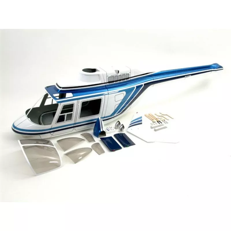 Details about   FUNKEY Scale Fuselage Jet Ranger .50 600 size RED COLOR 