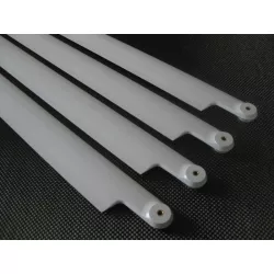 4 Helitec scale blades 700mm grey airfoil S