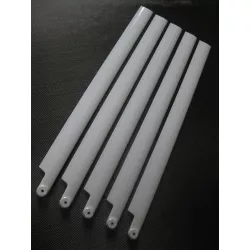 5 Helitec scale blades 600mm Grey airfoil S